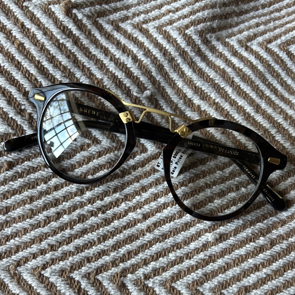 KREWE Black and Gold Glasses - Picture 6 of 6